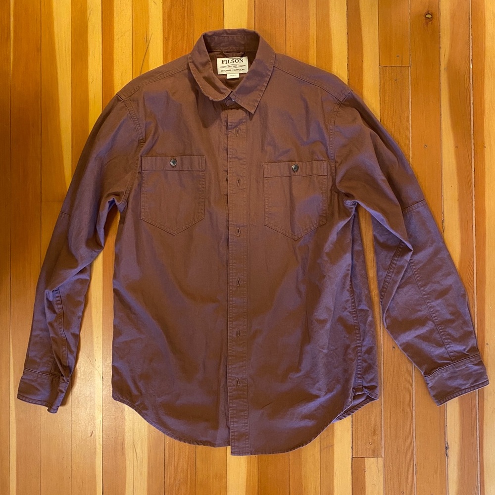 Filson | Mauve/Light Maroon Button Up | Small